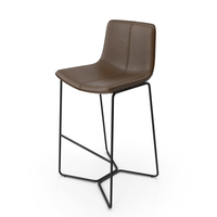Slope Leather Bar Counter Stools West elm PNG & PSD Images