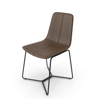 Slope Leather Dining Chair Westelm PNG & PSD Images