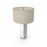 Square Column Marble Table lamp PNG & PSD Images