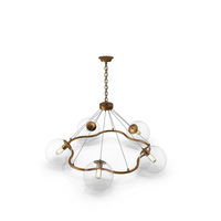 Surface To Air 5 Light Chandelier PNG & PSD Images