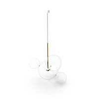 Suspension Light Giopato & Coombes Bolle Bls 6 Lamp PNG & PSD Images