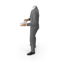 Notepad Suit Grey PNG & PSD Images