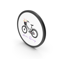 Hello Spring  Bicycle PNG & PSD Images
