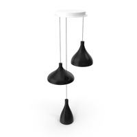 Swell Chandelier 3 Black and White Pablodesigns PNG & PSD Images