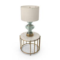 TABLE LAMP JASMINE GLASS POTTERYBARN PNG & PSD Images