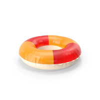 Swim Ring Red And Yellow PNG & PSD Images