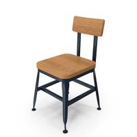 Vintage Lyon Powder Coated Dining Chair PNG & PSD Images
