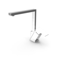 Angular Single Lever Kitchen Mixer Tap PNG & PSD Images