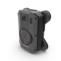 Axon Body 3 Body Camera with Magnet Mount PNG & PSD Images
