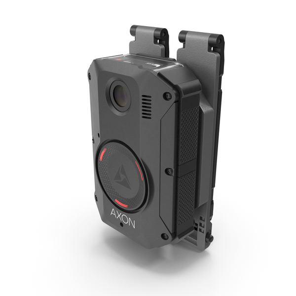 Axon Body 3 Police Body Camera on Molle Mount PNG Images