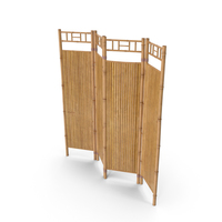 Bamboo Room Divider Wall Screen PNG & PSD Images
