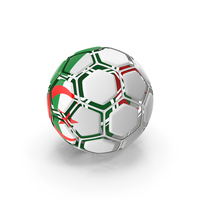 Soccerball Dissasembled Algeria PNG & PSD Images
