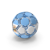 Soccerball Disassembled Argentina PNG & PSD Images