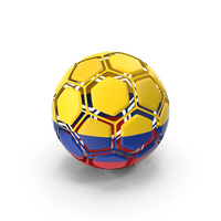 Colombia Disassembled Soccer Ball PNG & PSD Images
