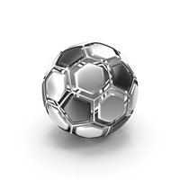 Soccerball Dissasembled Metal PNG & PSD Images