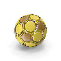 Soccerball Disassembled Yellow PNG & PSD Images