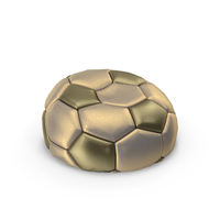 Soccerball Empty Gold PNG & PSD Images