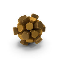 Golden Soccer Ball Explode PNG & PSD Images