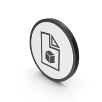 Icon 3D File PNG & PSD Images