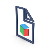 Symbol 3D File Colored PNG & PSD Images