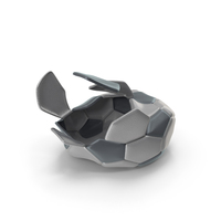 Soccerball Exploded Hardmetal PNG & PSD Images