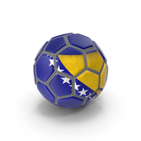 Soccerball Fancy Bosnia Herzegovina PNG & PSD Images