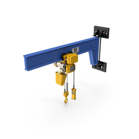 Beam Trolley Mounted Electric Chain Hoist 1T PNG & PSD Images