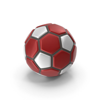 Red White Soccer Ball PNG & PSD Images