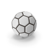 Soccerball Fancy White PNG & PSD Images