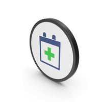 Icon Medical Calendar Colored PNG & PSD Images