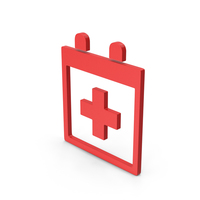 Symbol Medical Calendar Red PNG & PSD Images