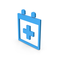 Symbol Medical Calendar Blue PNG & PSD Images