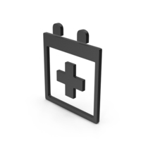 Symbol Medical Calendar Black PNG & PSD Images
