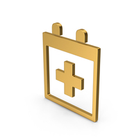 Symbol Medical Calendar Gold PNG & PSD Images