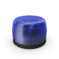 Blue Emergency Flashing Beacon PNG & PSD Images