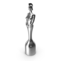 BRIT Award Trophy Glossy PNG & PSD Images