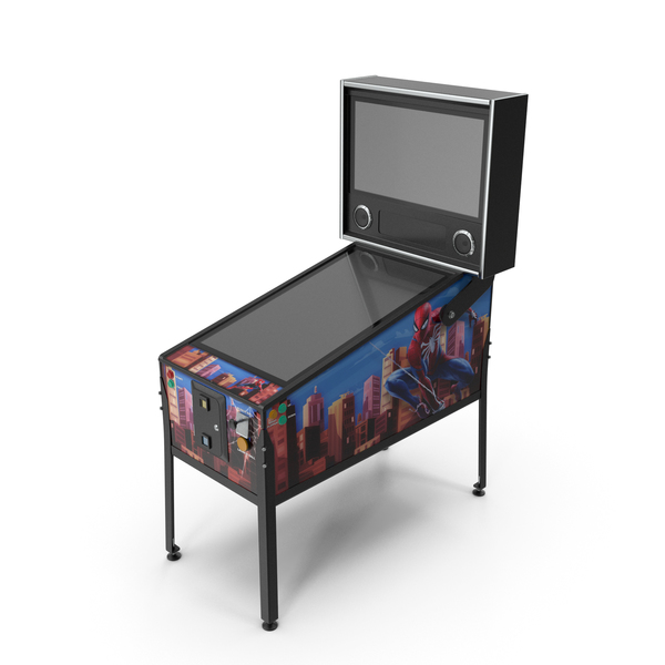 Classic Arcade Virtual Pinball Machine PNG & PSD Images