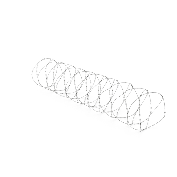 Concertina Razor Wire Coil Obstacle PNG & PSD Images
