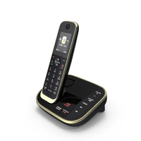 Cordless DECT Phone with Answering Machine PNG & PSD Images