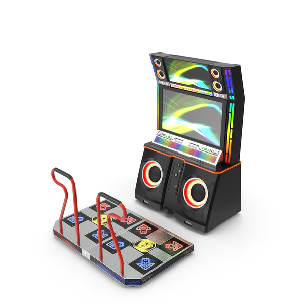 Dance Arcade Machine Switched On PNG & PSD Images