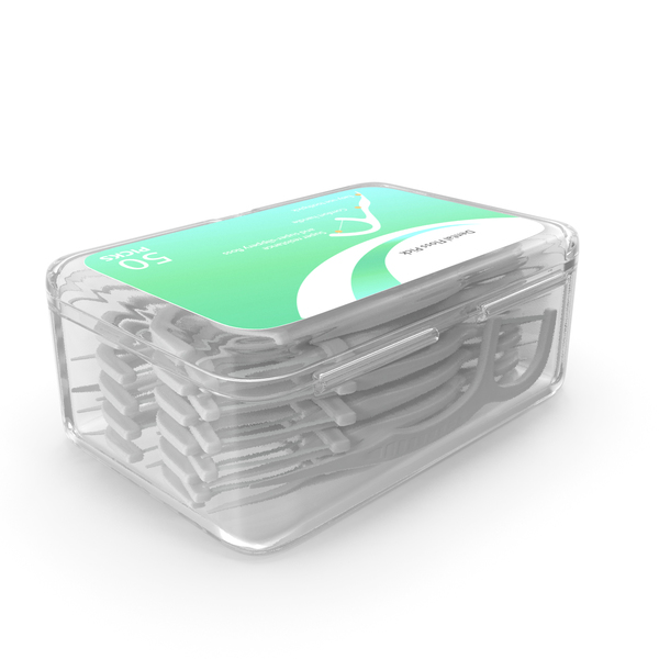 Dental Floss Toothpicks Box PNG & PSD Images