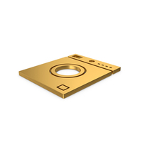Gold Symbol Washing Machine PNG & PSD Images