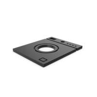 Black Symbol Washing Machine PNG & PSD Images