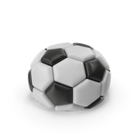 Soccerball Semi Empty Metal PNG & PSD Images