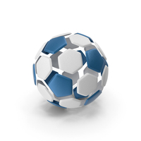 Split Blue Soccer Ball PNG & PSD Images