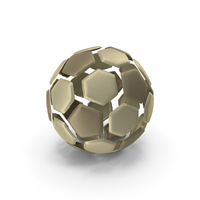 Soccerball Split Gold PNG & PSD Images