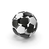 Negative Split Soccer Ball PNG & PSD Images