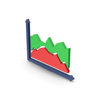 Symbol Graph Colored PNG & PSD Images