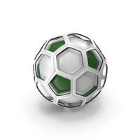 Green & White Soccer Ball PNG & PSD Images