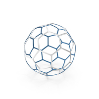 Soccerball Wire Blue PNG & PSD Images